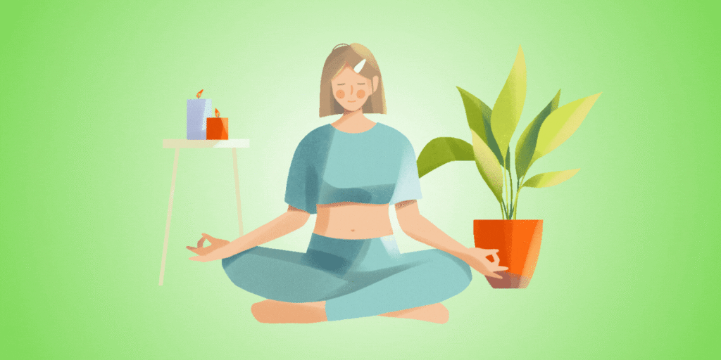 A calming wellness-themed image showing a beginner starting a healthy lifestyle journey with nutritious food, water, yoga, journaling, and peaceful natural surroundings. The visual represents The Complete Lifestyle & Wellness Handbook for Beginners, focusing on balance, self-care, mental wellness, physical health, and daily habits that support a happier and healthier life.