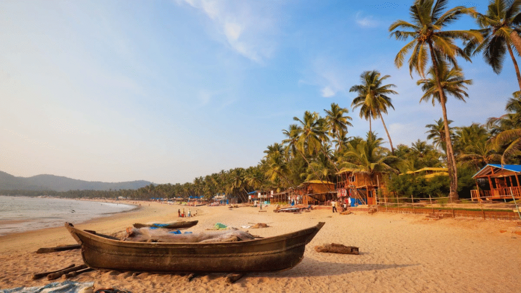Holiday Destinations 2026 featuring Kashmir mountains, Goa beaches, Jaipur heritage, Kerala backwaters, Manali landscapes, Sikkim hills and other popular travel places in India.